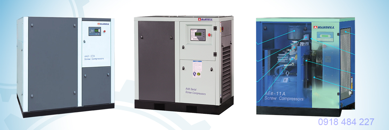 Cự Phong / máy nén khí trục vít hanbell / may nen khi truc vit hanbel